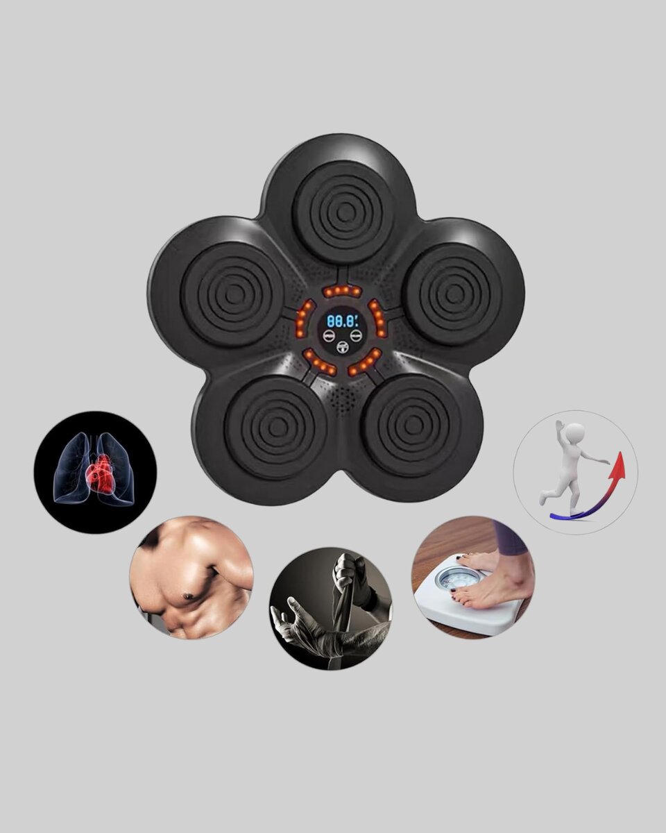 Ev Tipi Akıllı Boks Duvar Paneli Müzikli Bluetoothlu Refleks Geliştirme Cihazı 4 Ev Tipi Akıllı Boks Duvar Paneli Müzikli Bluetoothlu Refleks Geliştirme Cihazı - Görsel 4