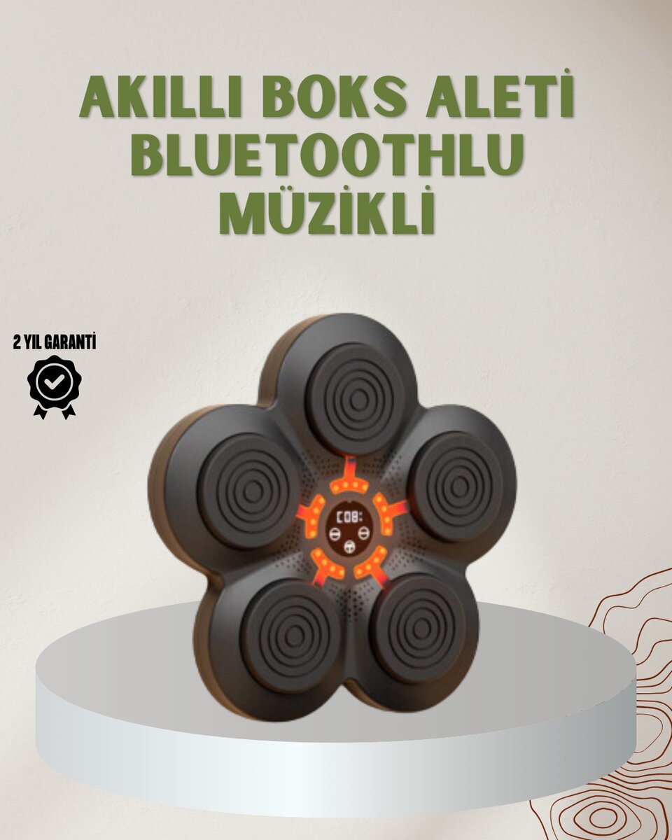 Bluetoothlu Akıllı Boks Antrenman Cihazı Işıklı Hedefli Kardiyo ve Fitness Aleti 1 Bluetoothlu Akıllı Boks Antrenman Cihazı Işıklı Hedefli Kardiyo ve Fitness Aleti