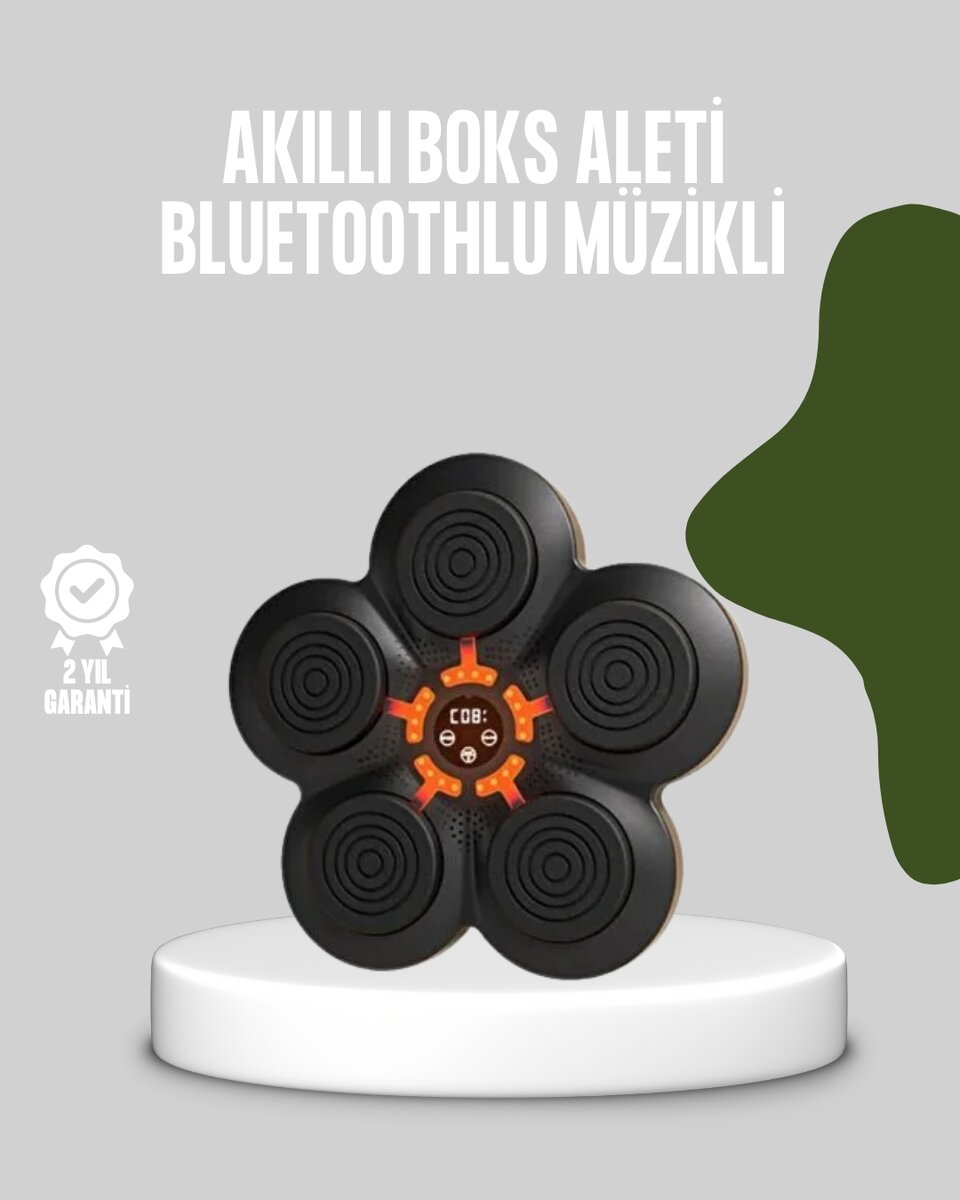 Akıllı Müzikli Boks Makinesi Bluetooth Bağlantılı Işıklı Hedefli Fitness Aleti 1 Akıllı Müzikli Boks Makinesi Bluetooth Bağlantılı Işıklı Hedefli Fitness Aleti