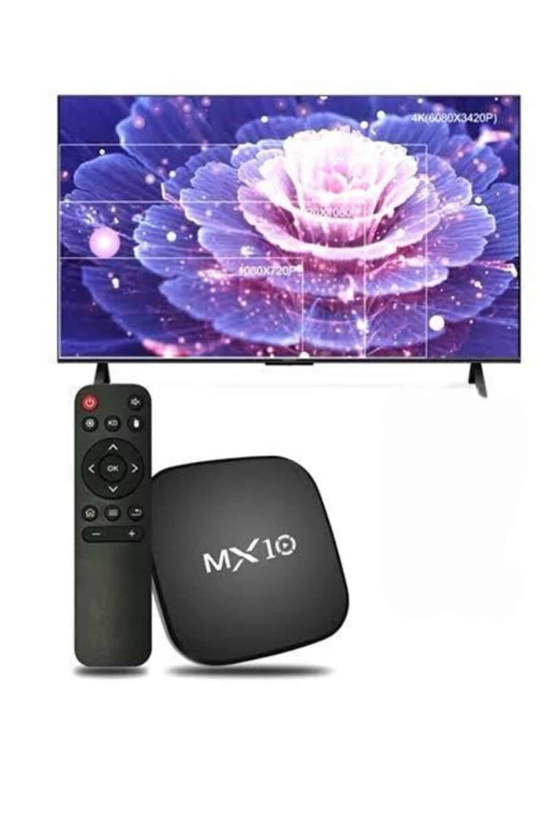 2.4G Wifi Tv Box Medya Oynatıcı TV Uyumlu MX Box Kutusu Android TV 2 2.4G Wifi Tv Box Medya Oynatıcı TV Uyumlu MX Box Kutusu Android TV - Görsel 2