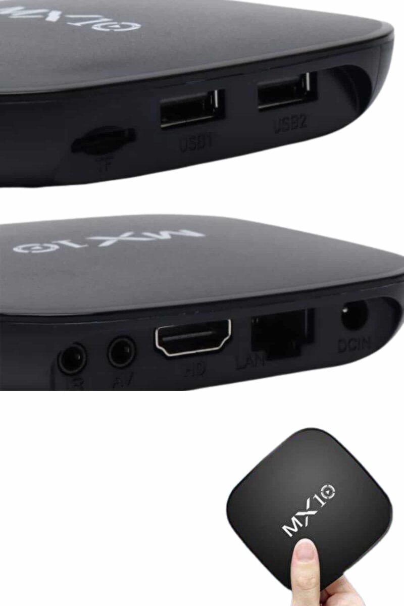 2.4G Wifi Tv Box Medya Oynatıcı TV Uyumlu MX Box Kutusu Android TV 4 2.4G Wifi Tv Box Medya Oynatıcı TV Uyumlu MX Box Kutusu Android TV - Görsel 4