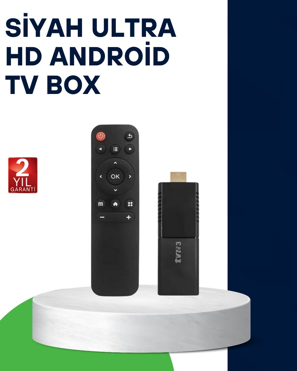 4K Ultra HD Android TV Stick – Tak Çalıştır Akıllı TV Cihazı 1 4K Ultra HD Android TV Stick – Tak Çalıştır Akıllı TV Cihazı