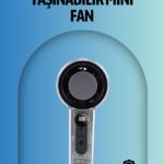 Şeffaf Kasa El Fanı | 5V 2A | 100 Kademeli Hava Akışı | Type-C Girişli