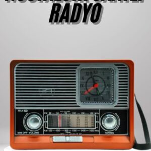 Nostaljik Vintage Radyo Taşınabilir Bluetooth Bağlantılı Hoparlör Radyo