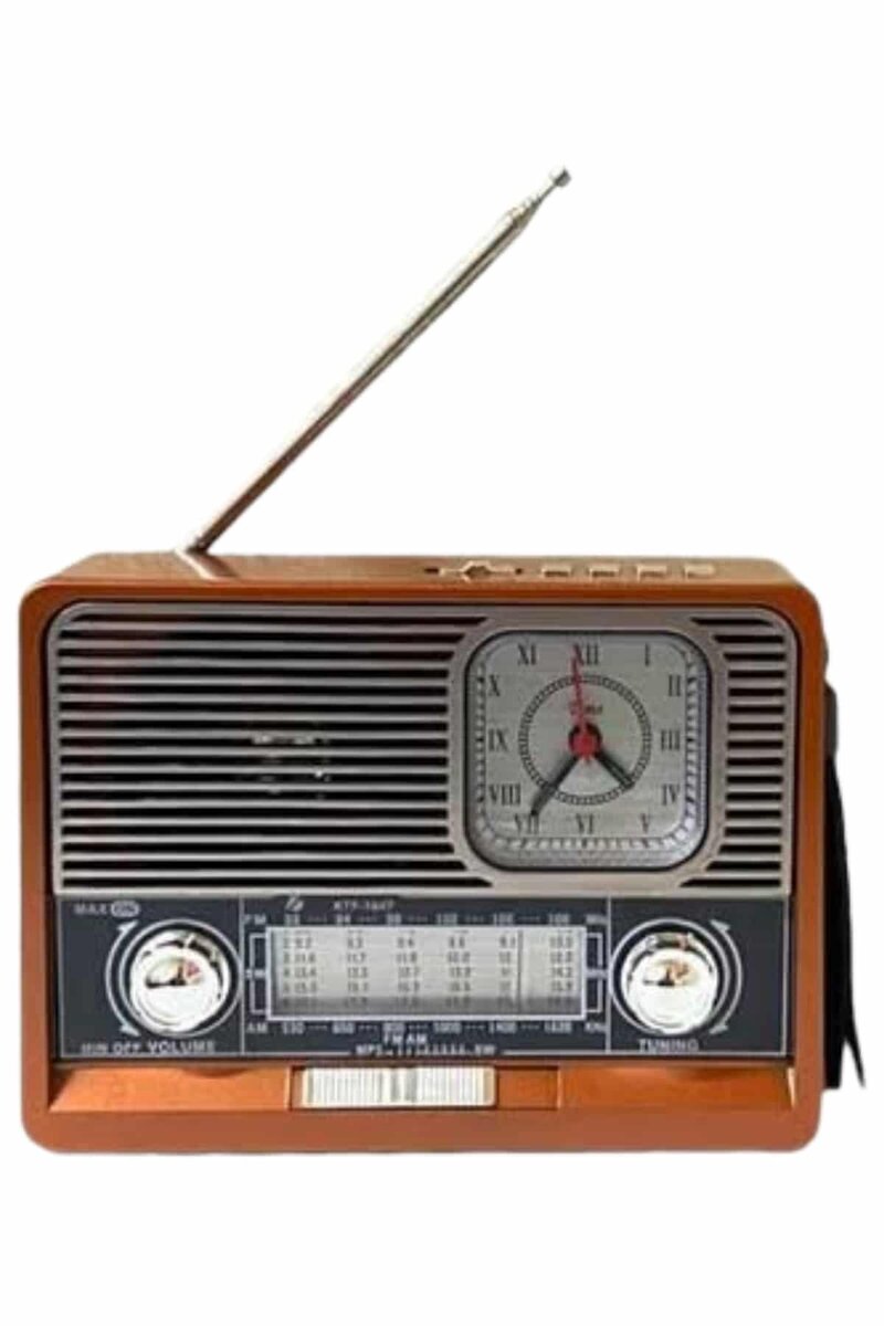 Vintage Nostaljik Radyo AUX USB SD Kart Girişli Şarjlı Bluetooth Bağlantılı 2 Vintage Nostaljik Radyo AUX USB SD Kart Girişli Şarjlı Bluetooth Bağlantılı - Görsel 2