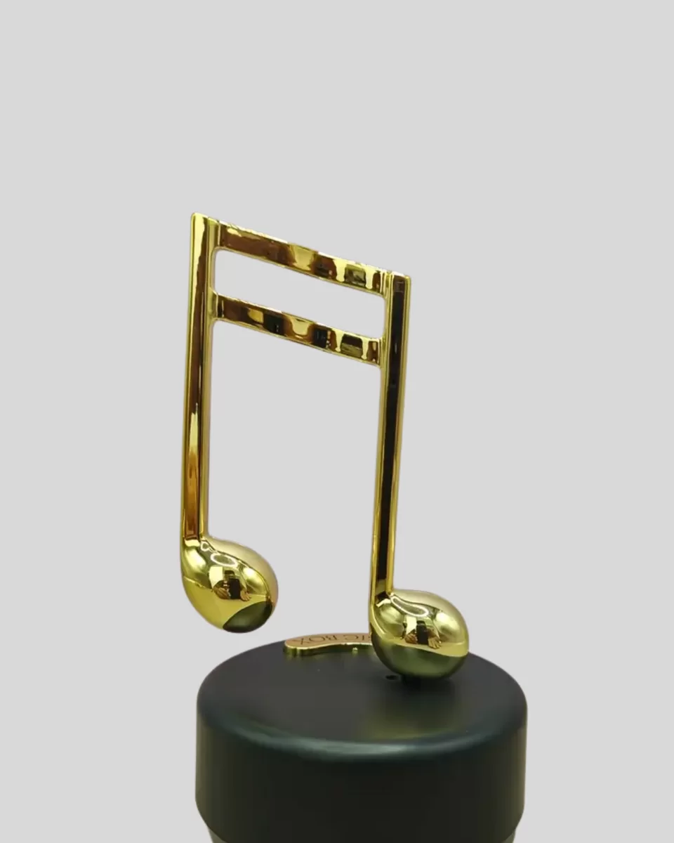 Altın Nota Temalı Müzik Kutusu Müzikli Hediyelik Yeni Nesil 2 Altın Nota Temalı Müzik Kutusu Müzikli Hediyelik Yeni Nesil - Görsel 2