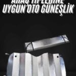 Araç Güneşlik Koruyucu Cam Güneşliği Otomobil Güneşlikleri Katlanabilir