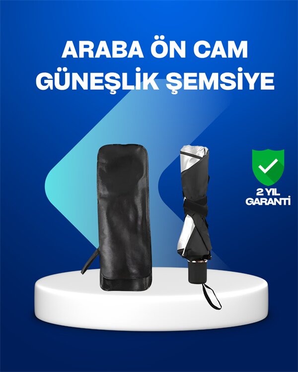 Yüksek Kaliteli Cam Elyaf İskeletli Araba Şemsiyesi – Tüm Araçlara Uygun 1 Yüksek Kaliteli Cam Elyaf İskeletli Araba Şemsiyesi – Tüm Araçlara Uygun