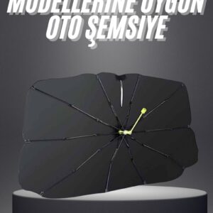 Yeni Nesil Tüm Araç Modellerine Uygun Oto Şemsiye Katlanabilir UV Işınlarına Karşı