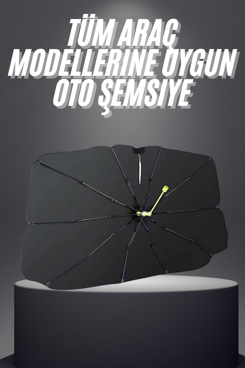 Yeni Nesil Tüm Araç Modellerine Uygun Oto Şemsiye Katlanabilir UV Işınlarına Karşı 1 Yeni Nesil Tüm Araç Modellerine Uygun Oto Şemsiye Katlanabilir UV Işınlarına Karşı