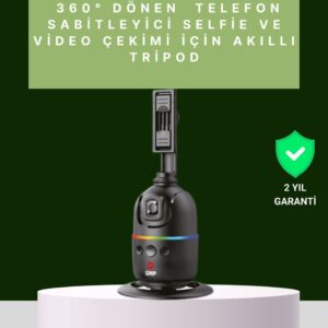 Haydiburaya 85 Yüz Takipli 360° Akıllı Gimbal Telefon ve Aksiyon Kamera Uyumlu