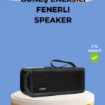 Kablosuz J-IPOX P520 Bluetooth Hoparlör Uzun Pil Ömrü ve Mikrofon