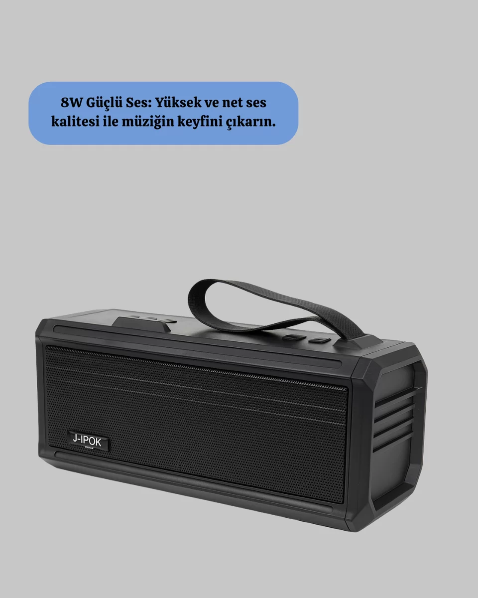 J-IPOX P520 Taşınabilir Bluetooth Hoparlör Güçlü Ses + Radyo Yeni Nesil 2 J-IPOX P520 Taşınabilir Bluetooth Hoparlör Güçlü Ses + Radyo Yeni Nesil - Görsel 2