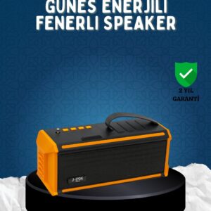 Haydiburaya 9 J-IPOX P520 Bluetooth Hoparlör 8W Güçlü Ses Solar Şarj FM Radyo