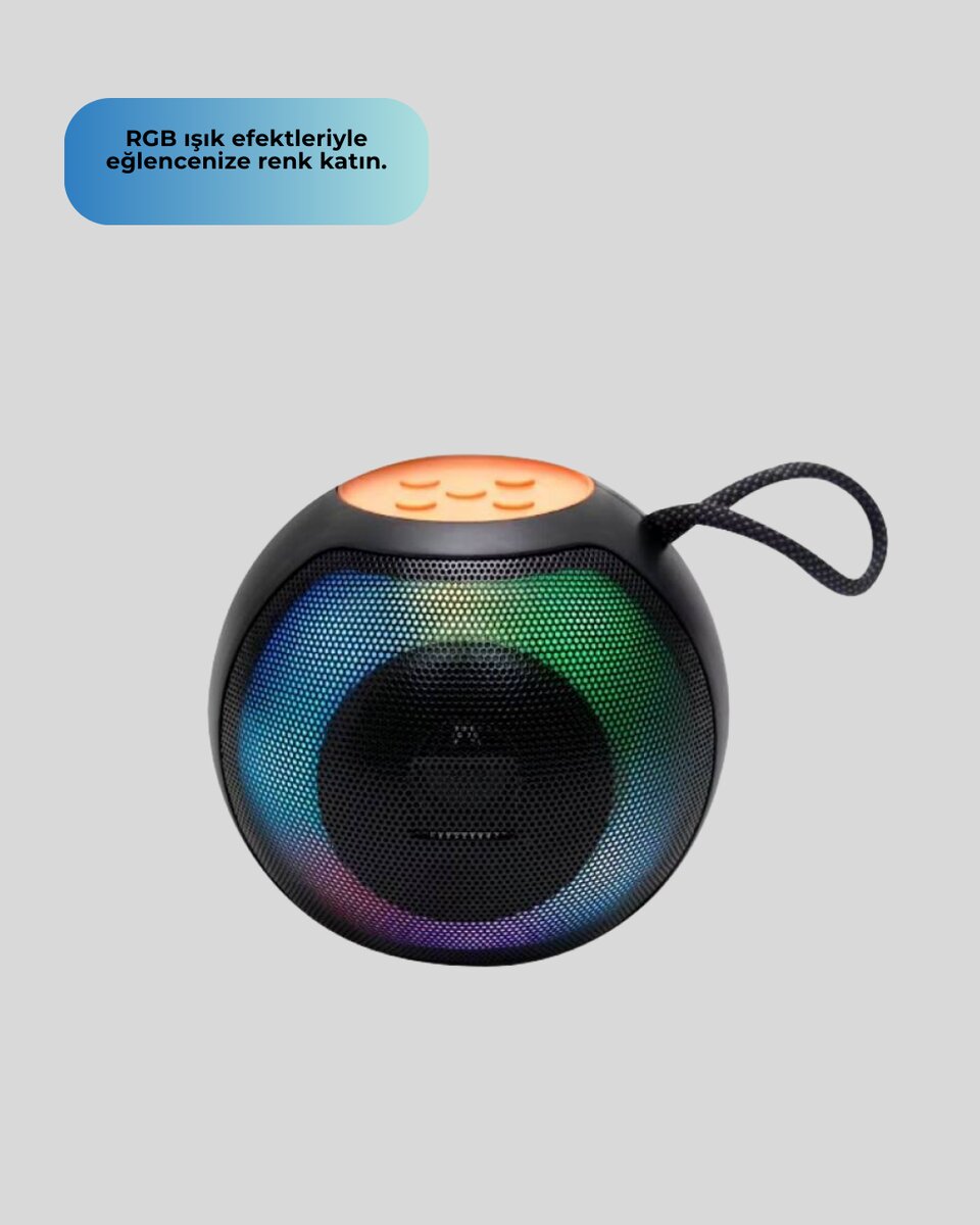 8 Saat Çalma Süreli Taşınabilir Bluetooth Hoparlör 3 8 Saat Çalma Süreli Taşınabilir Bluetooth Hoparlör - Görsel 3