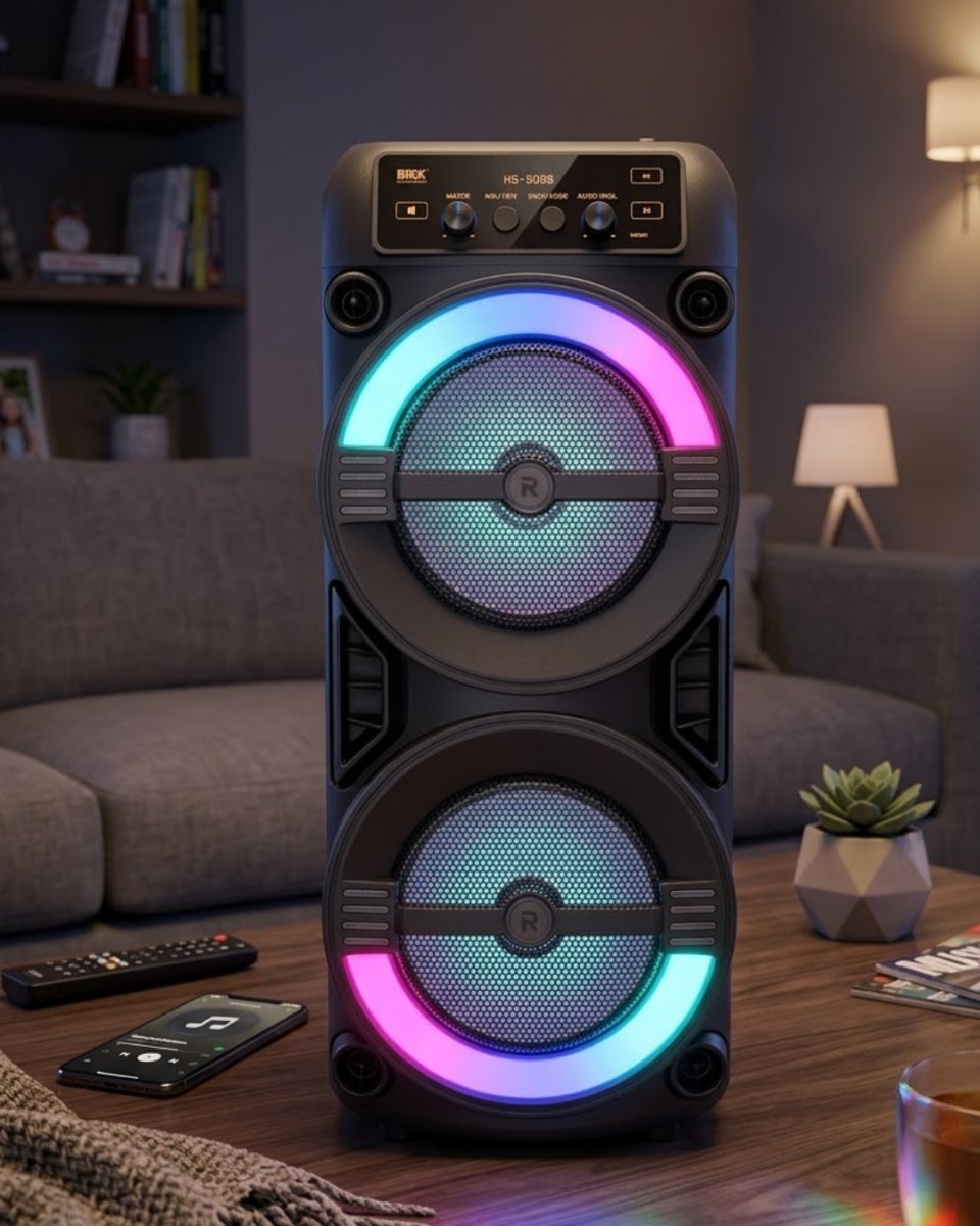 RGB Işıklı Taşınabilir Bluetooth Hoparlör Güçlü Stereo Ses 1 RGB Işıklı Taşınabilir Bluetooth Hoparlör Güçlü Stereo Ses