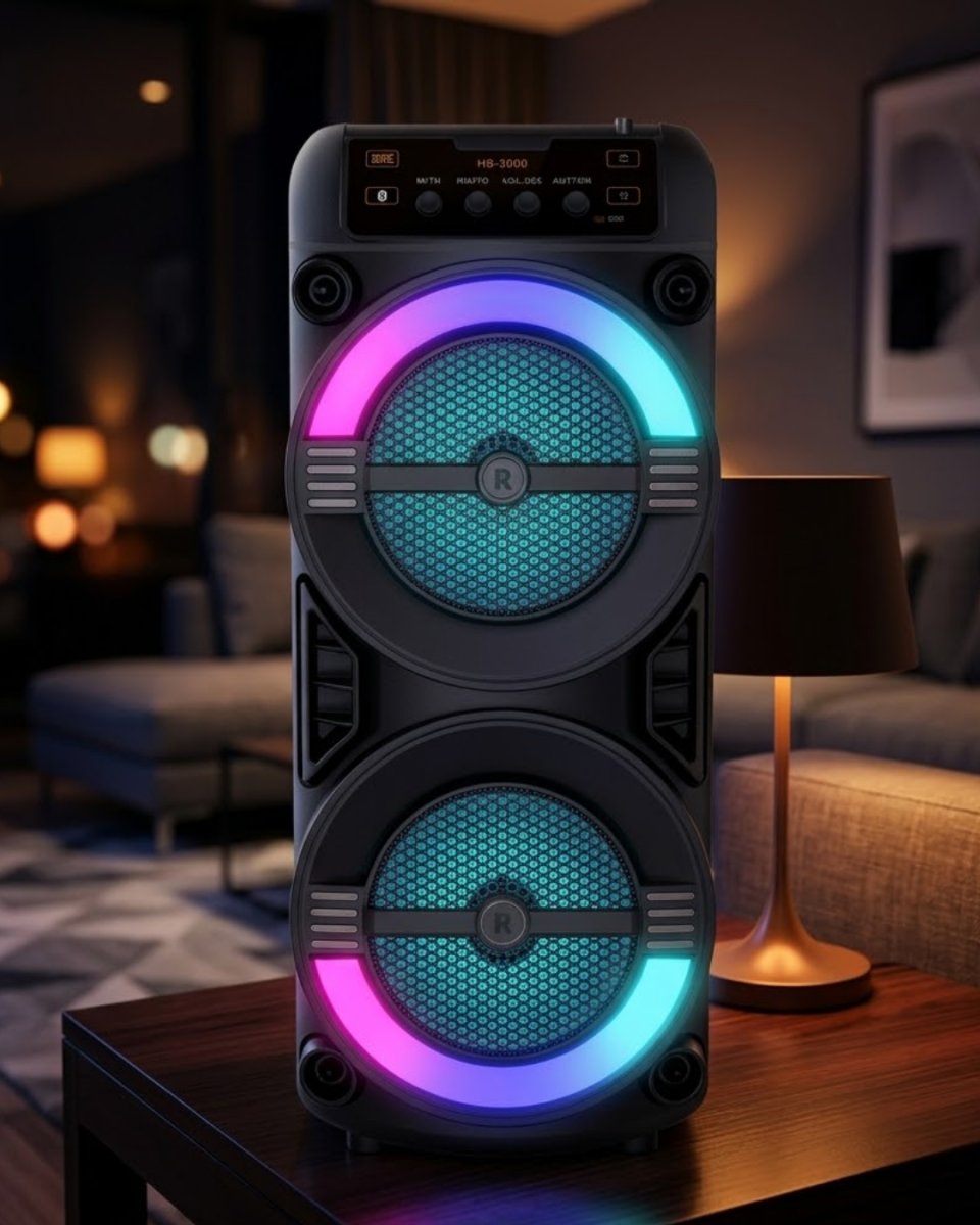 RGB Işıklı Bluetooth Hoparlör Kablosuz Taşınabilir Stereo Speaker 1 RGB Işıklı Bluetooth Hoparlör Kablosuz Taşınabilir Stereo Speaker