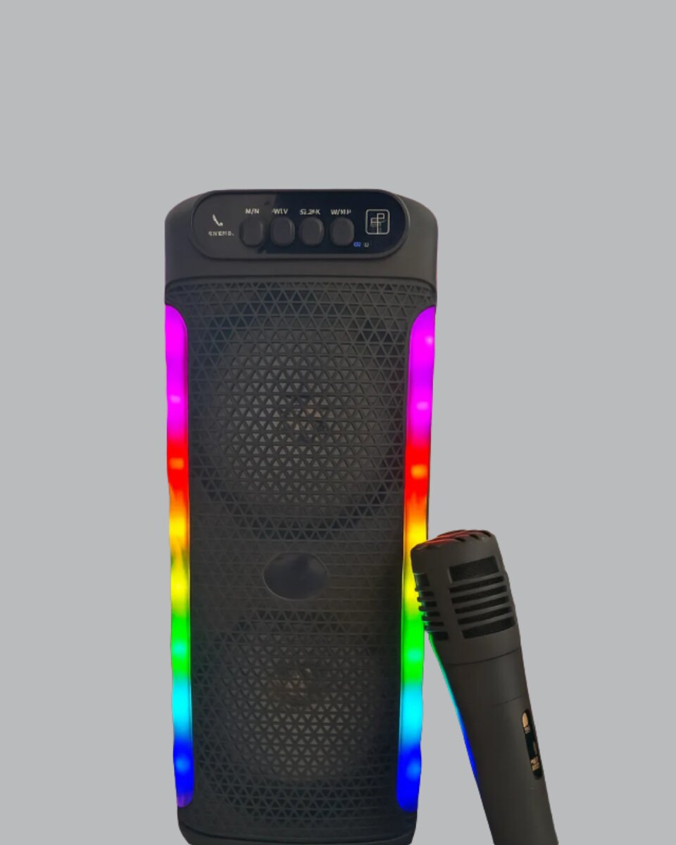Taşınabilir Şarjlı Hoparlör USB SD Kart AUX Girişli 4 Taşınabilir Şarjlı Hoparlör USB SD Kart AUX Girişli - Görsel 4