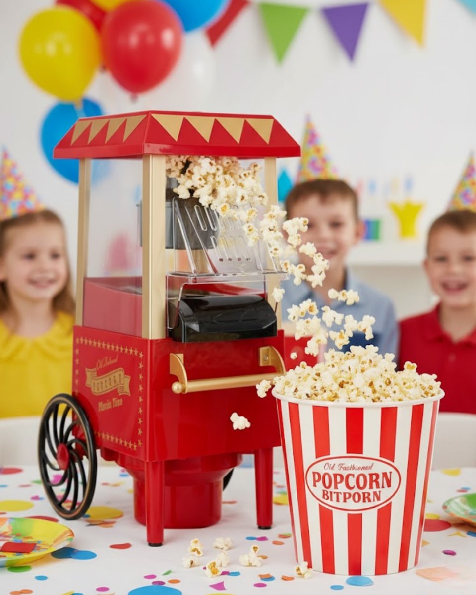5 Dakikada Popcorn Hazırlayan Yağsız Patlatma Makinesi 1 5 Dakikada Popcorn Hazırlayan Yağsız Patlatma Makinesi