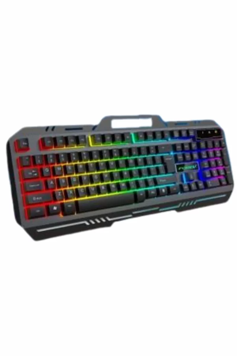 Işıklı Oyuncu Q Klavye Mouse Seti Siyah Gaming Oyuncu Klavye Yeni Nesil 2 Işıklı Oyuncu Q Klavye Mouse Seti Siyah Gaming Oyuncu Klavye Yeni Nesil - Görsel 2