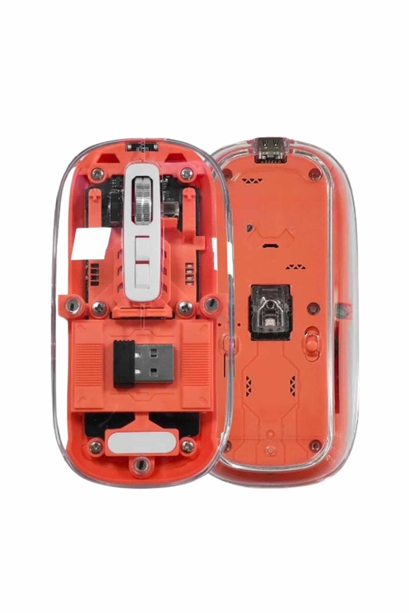 Kablosuz Mouse Fare Şarjlı Bluetooth Wireless Çift Modlu Sessiz 3 Kablosuz Mouse Fare Şarjlı Bluetooth Wireless Çift Modlu Sessiz - Görsel 3