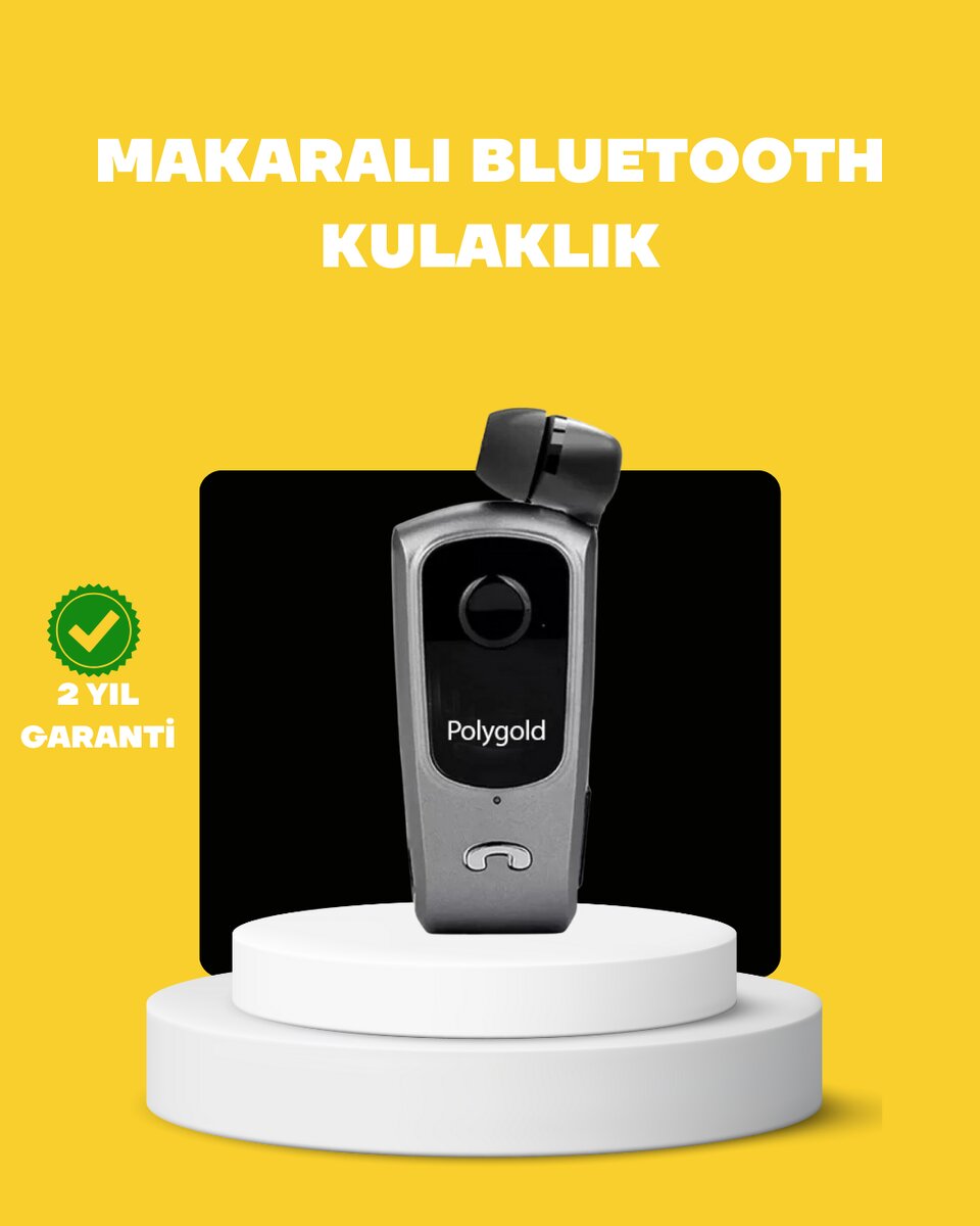 Geri Çekilebilir Kablolu Bluetooth İş Kulaklığı 1 Geri Çekilebilir Kablolu Bluetooth İş Kulaklığı