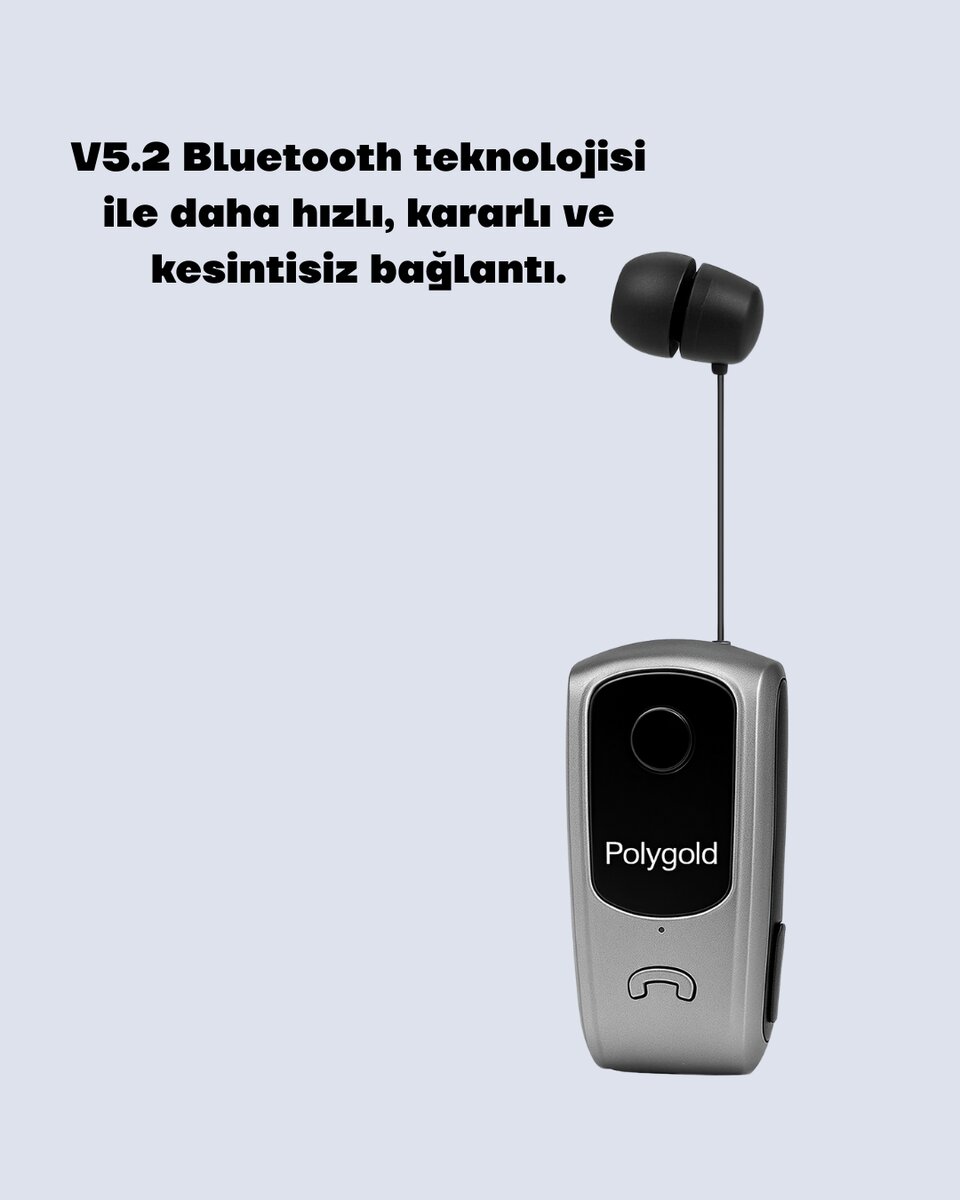 PG920 Klipsli Bluetooth Kulaklık 2 PG920 Klipsli Bluetooth Kulaklık - Görsel 2