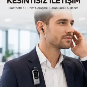 Çift Telefon Bağlantılı Eller Serbest Bluetooth Kulaklık