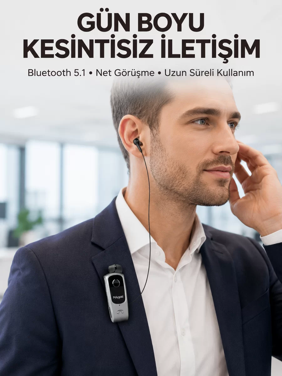 Çift Telefon Bağlantılı Eller Serbest Bluetooth Kulaklık 1 Çift Telefon Bağlantılı Eller Serbest Bluetooth Kulaklık