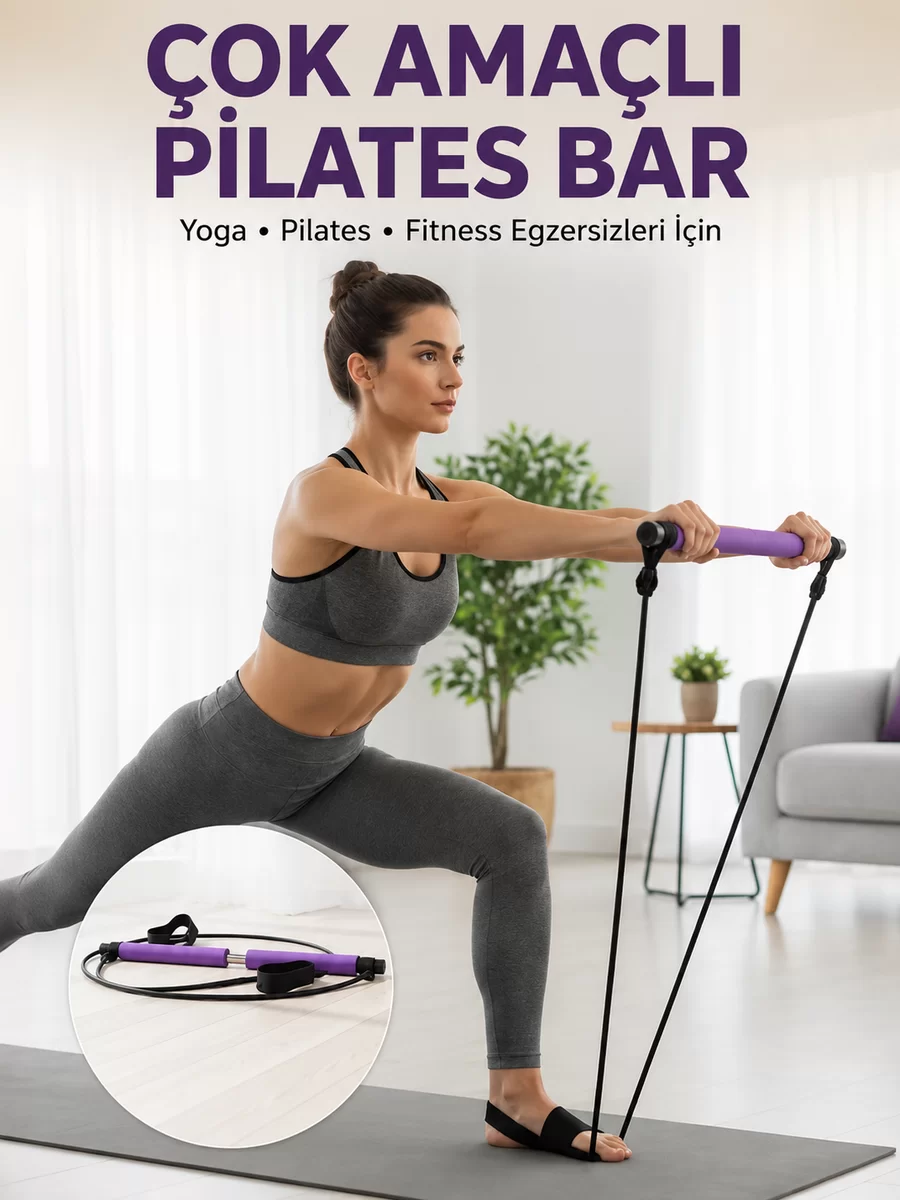 Çok Amaçlı Pilates Bar Yoga ve Fitness İçin Profesyonel Tasarım 1 Çok Amaçlı Pilates Bar Yoga ve Fitness İçin Profesyonel Tasarım