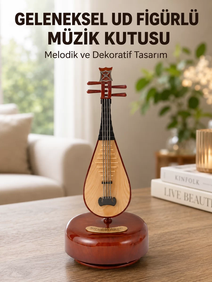 Enstrüman Şeklinde Müzik Kutusu Lüt Tasarım Melodious Music 1 Enstrüman Şeklinde Müzik Kutusu Lüt Tasarım Melodious Music