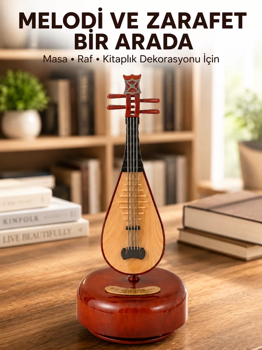 Ud Sembolü Müzik Kutusu Estetik Tasarım Melodi Destekli 1 Ud Sembolü Müzik Kutusu Estetik Tasarım Melodi Destekli