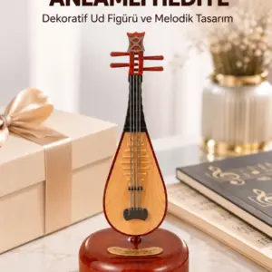 Enstrüman Figürlü Melodi Çalan Dekoratif Müzik Kutusu