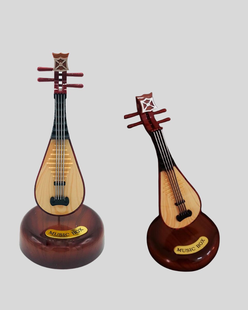 Figürlü Müzik Kutusu Zarif Melodili Dekoratif Model 2 Figürlü Müzik Kutusu Zarif Melodili Dekoratif Model - Görsel 2