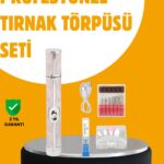Ergonomik Saplı 20.000 RPM Hız Kontrollü Manikür Pedikür Makinesi