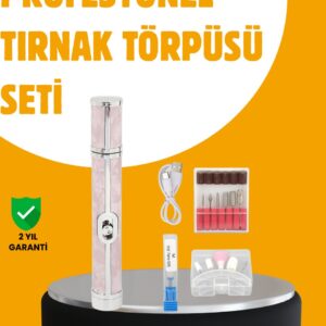 Ergonomik Saplı 20.000 RPM Hız Kontrollü Manikür Pedikür Makinesi