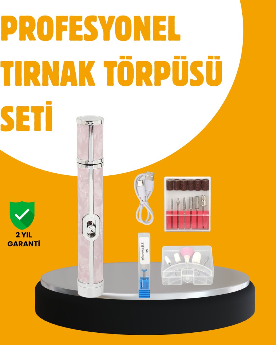 Ergonomik Saplı 20.000 RPM Hız Kontrollü Manikür Pedikür Makinesi 1 Ergonomik Saplı 20.000 RPM Hız Kontrollü Manikür Pedikür Makinesi