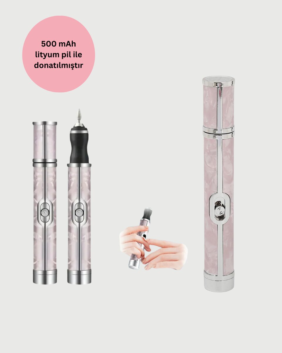 Ergonomik Saplı 20.000 RPM Hız Kontrollü Manikür Pedikür Makinesi 2 Ergonomik Saplı 20.000 RPM Hız Kontrollü Manikür Pedikür Makinesi - Görsel 2