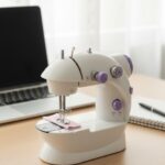 Ev Tipi Mini Dikiş Makinesi Ayarlanabilir Hız ve Işıklı
