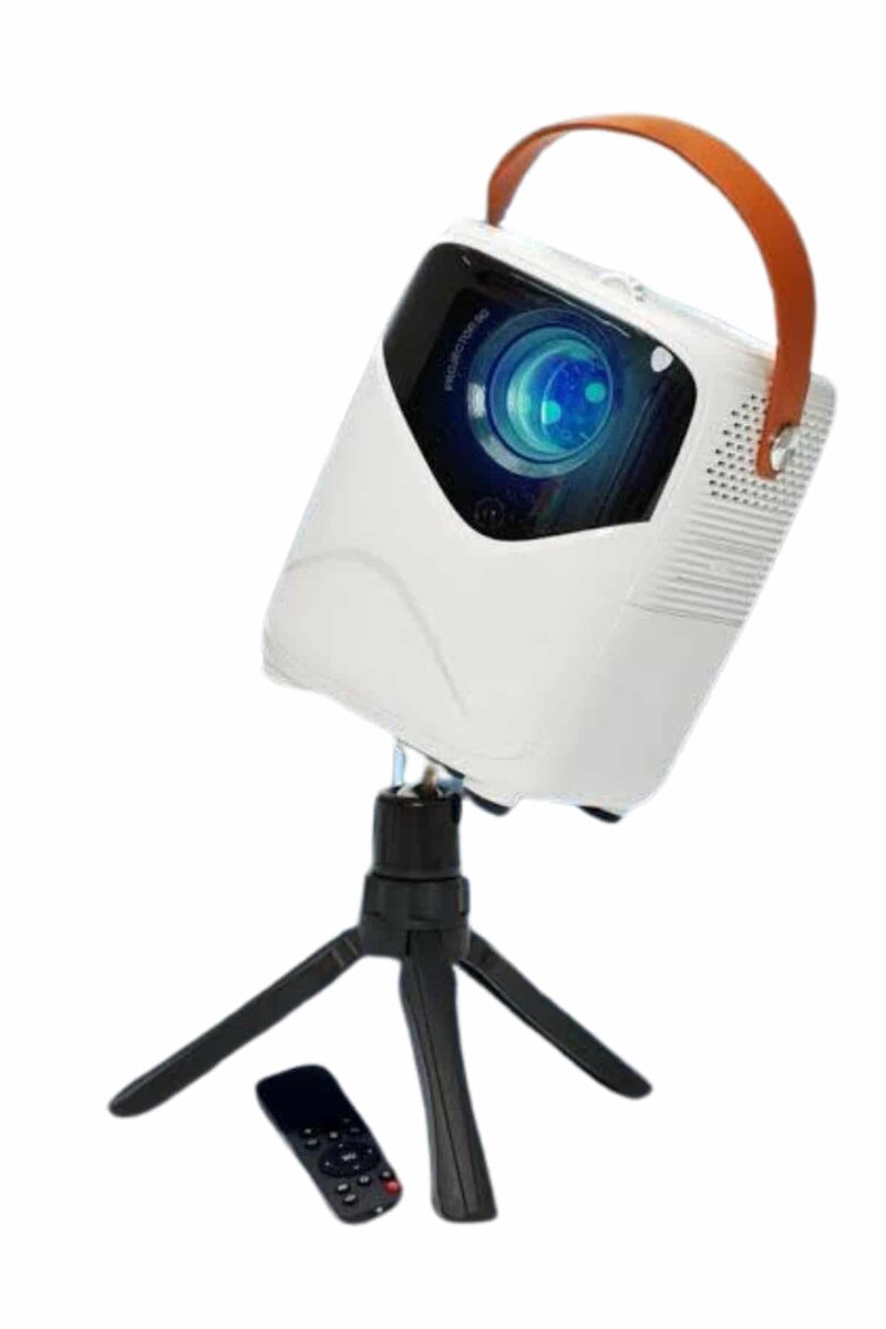 HD Ayaklı Portatif Projeksiyon Cihazı Android İşlemcili Sinema Projektörü 2 HD Ayaklı Portatif Projeksiyon Cihazı Android İşlemcili Sinema Projektörü - Görsel 2