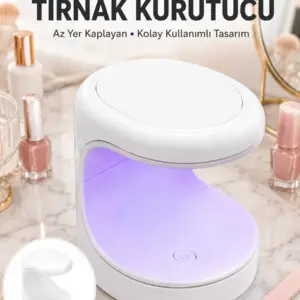 Seyehat Tipi Mini Oje Kurutucu Ultraviole Mor Işık Protez Tırnak Kurutucu Yeni Nesil