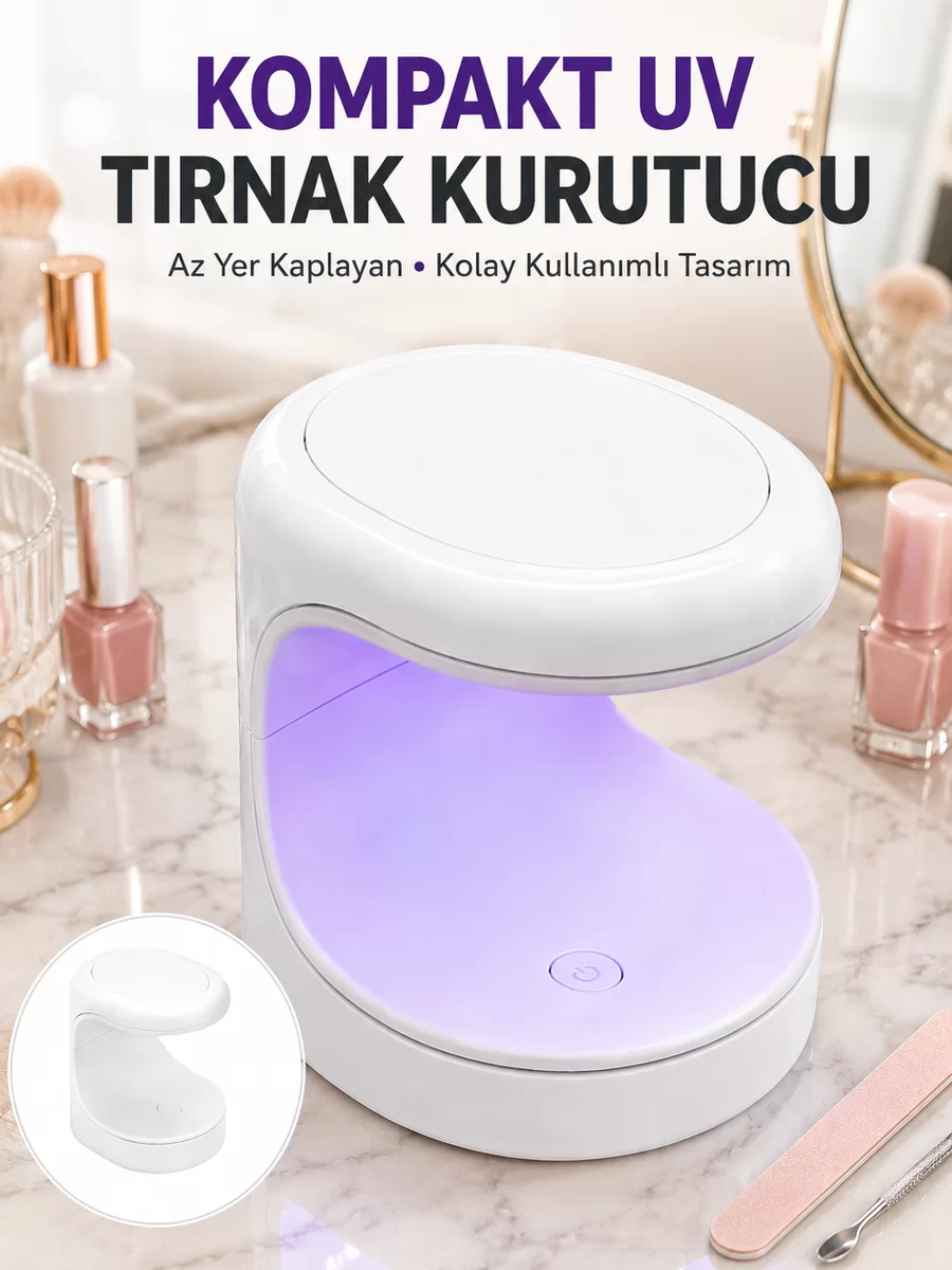 Seyehat Tipi Mini Oje Kurutucu Ultraviole Mor Işık Protez Tırnak Kurutucu Yeni Nesil 1 Seyehat Tipi Mini Oje Kurutucu Ultraviole Mor Işık Protez Tırnak Kurutucu Yeni Nesil