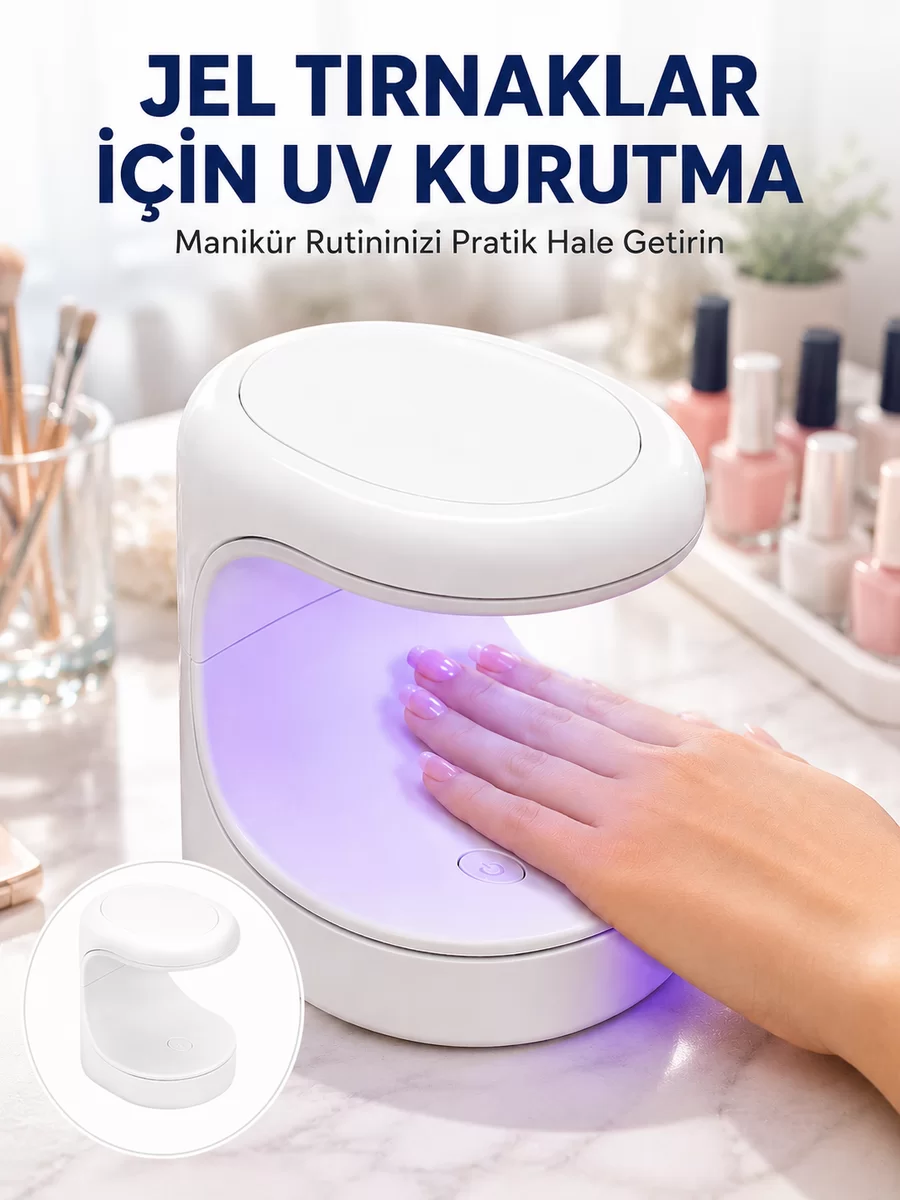 Kalıcı Oje Kurutucu UV Led Teknolojisi Taşınabilir Mini Tırnak Kurutucu Yeni Nesil 1 Kalıcı Oje Kurutucu UV Led Teknolojisi Taşınabilir Mini Tırnak Kurutucu Yeni Nesil