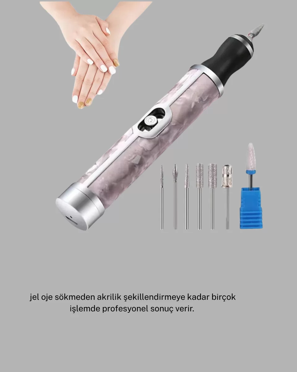 Tırnak Matkabı ve LED Oje Kurutucu 2’li Profesyonel Bakım Seti Yeni Nesil 2 Tırnak Matkabı ve LED Oje Kurutucu 2’li Profesyonel Bakım Seti Yeni Nesil - Görsel 2