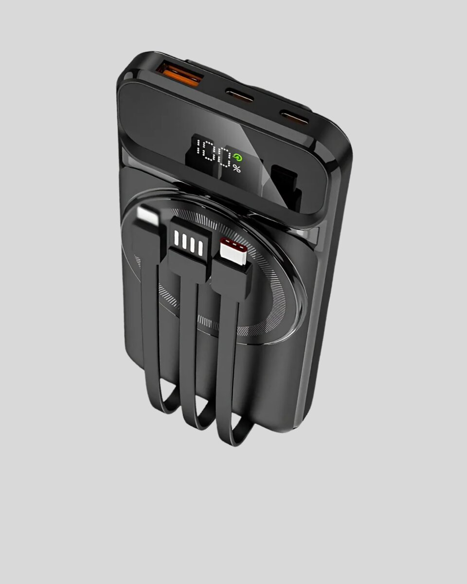 15W Kablosuz Şarj Özellikli 10000 mAh Powerbank – Type-C Hızlı Şarj 4 15W Kablosuz Şarj Özellikli 10000 mAh Powerbank – Type-C Hızlı Şarj - Görsel 4