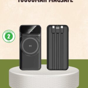 10000 mAh Kablosuz Powerbank – 15W Hızlı Şarj  Type-C Çoklu Çıkışlı