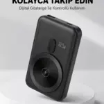 LCD Ekranlı Kablosuz Powerbank Type C ve USB Çıkışlı Yeni Nesil