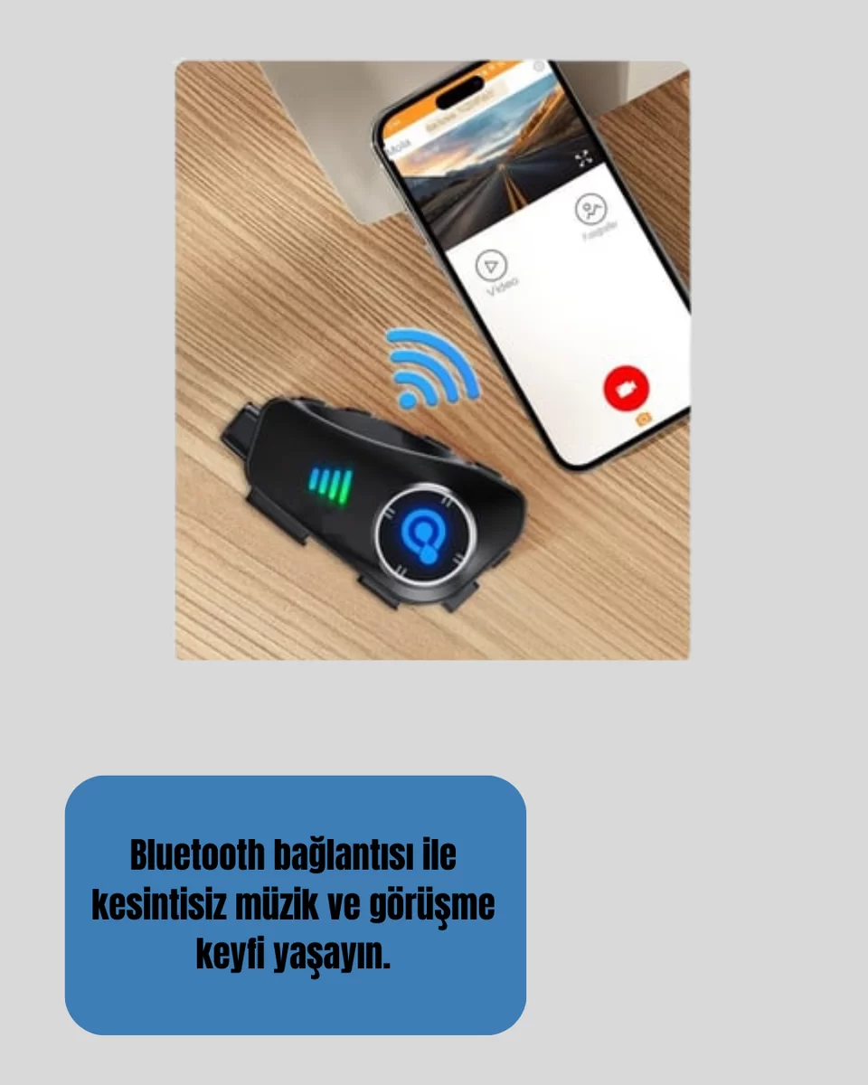 Q28 Kameralı Motosiklet Kask Kulaklık Bluetooth 5.3 Su Geçirmez 1080P HD Yeni Nesil 4 Q28 Kameralı Motosiklet Kask Kulaklık Bluetooth 5.3 Su Geçirmez 1080P HD Yeni Nesil - Görsel 4