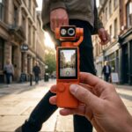 4K Ultra HD Gimbal Vlog Kamera 180 Derece Döner Lens ve Sabitleyici Özellikli