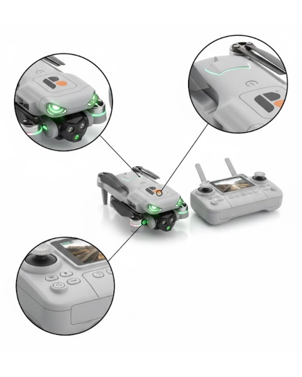Katlanabilir Drone HD Çekim Uzun Süreli Uçuş Deneyimi 3 Katlanabilir Drone HD Çekim Uzun Süreli Uçuş Deneyimi - Görsel 3